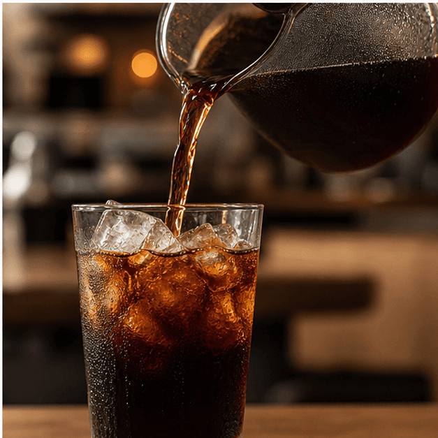 Cold brew launch campaign visual